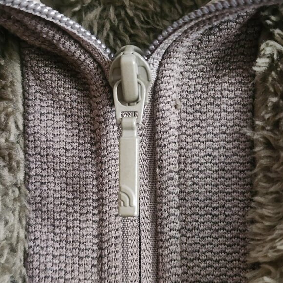 North Face Jacket Womens Small Furry Full Zip High Pile Sherpa Fleece Winter - Picture 2 of 13